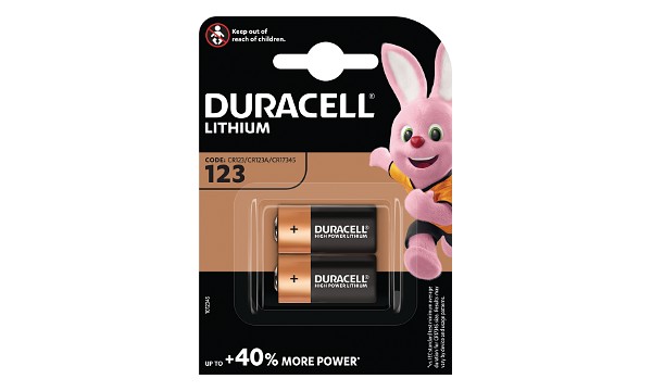 Pile au lithium 123 A 3 V - paquet de 2