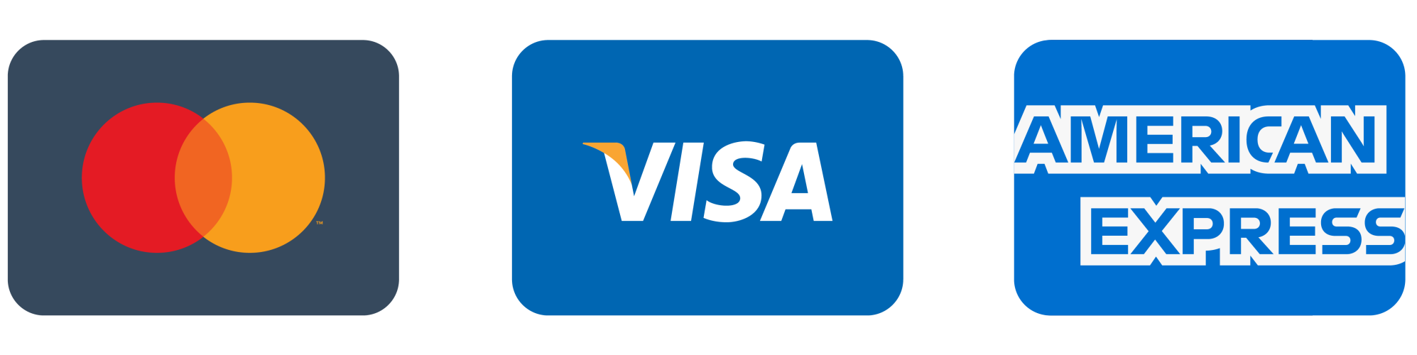 Nous acceptons toutes les cartes de crédit, y compris Mastercard, Visa, Maestro et American Express.
