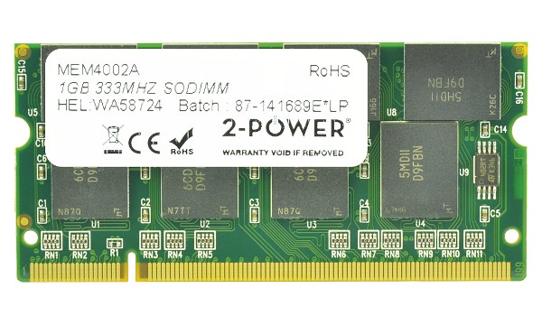 Satellite Pro M30-873 1GB PC2700 333MHz SODIMM