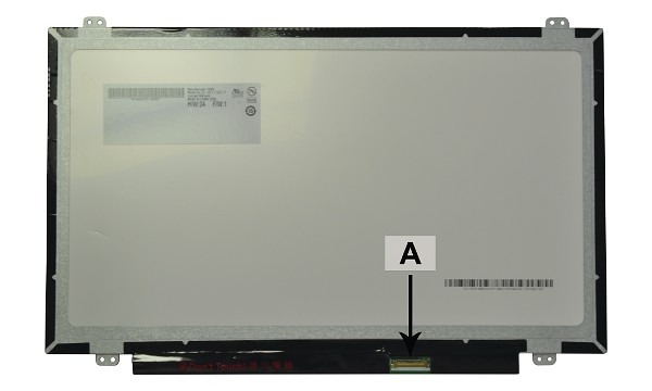 Notebook 14-AM013NF 14,0" 1366x768 WXGA HD LED Brillant