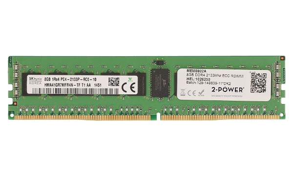 PowerEdge FC630 8GB DDR4 2133MHz ECC RDIMM