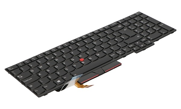 ThinkPad L580 20LX COMO NM Keyboard Backlit Black UK (GB)