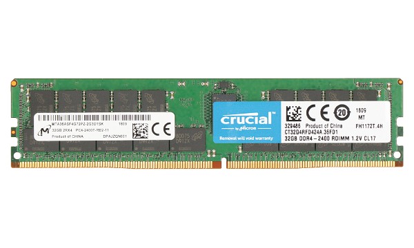 ProLiant ML350 Gen9 Base 32GB DDR4 2400MHZ ECC RDIMM (2Rx4)