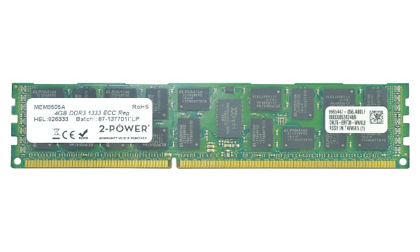 ProLiant DL585 G7 4 Go DDR3 1333MHz ECC RDIMM