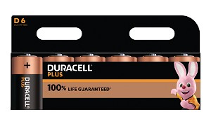 Duracell Plus Power de type D (Pack de 6)
