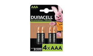 Duracell AAA 750mAh Rechargeable - Pack de 4